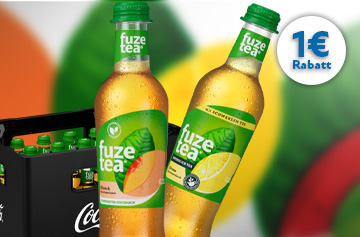 Fuze Tea Rabattaktion 1 Euro - KW 22 und 23 in 2026
